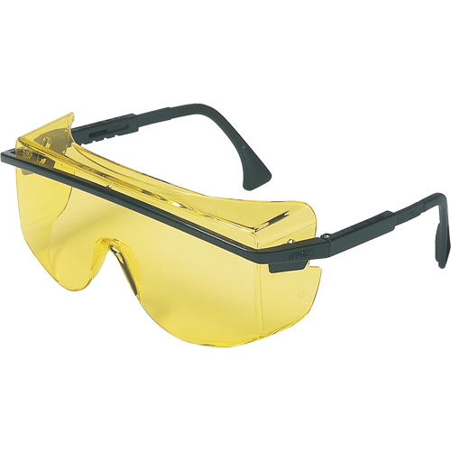 Lunettes de s&eacute;curit&eacute; Uvex Astrospec OTG 3001, Lentille Ambr&eacute;e, Anti-&eacute;gratignures, ANSI Z87+/R&eacute;pond ou surpasse la norme CSA Z94.3 Pronet Distribution