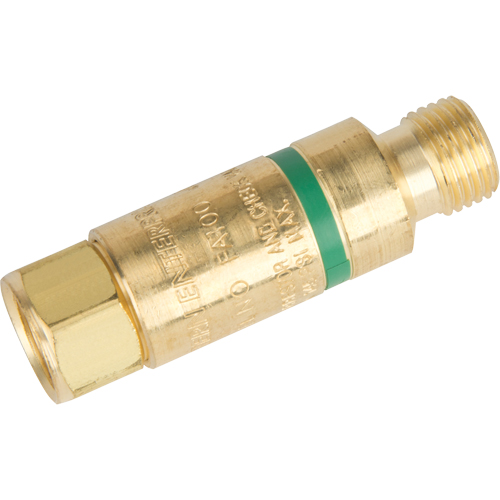 Flashback Arrestors - Oxy/Fuel Gas, Fuel Gas (red)/Oxygen (green), Torch Style Pronet Distribution