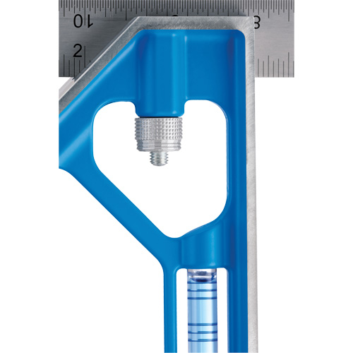 &eacute;querre combin&eacute;e True Blue, 12" lo, 1/16" Graduations, Acier, Ordinaire Pronet Distribution