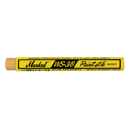 WS-3/8 Paintstik&reg; Paint Marker, Solid Stick, Yellow Pronet Distribution