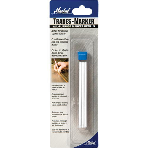 Trades Marker&reg; All Purpose Marker, White Pronet Distribution