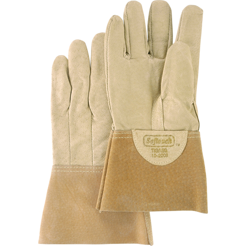 Gants de soudage Softouch, Cuir de porc, Taille Moyen Pronet Distribution