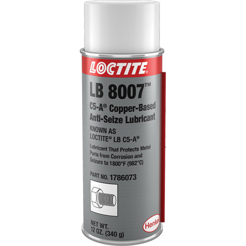 LB 8007 Copper Based Anti-Seize, 340 g, Aerosol Can, 1800°F (982°C) Max Temp. Pronet Distribution