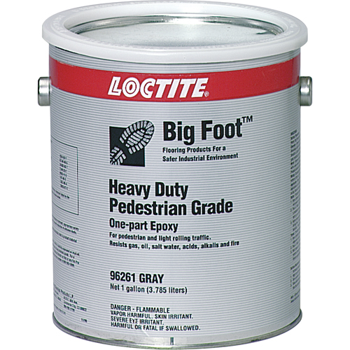 Big Foot Heavy Duty Pedestrian Grade Anti-Slip Coating, 1 gal., Epoxy-Based, Grey Pronet Distribution