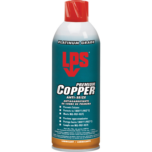 Antigrippant au cuivre, 16 oz, Canette a&eacute;rosol, 1800°F (982°C) Temp&eacute;rature max. Pronet Distribution