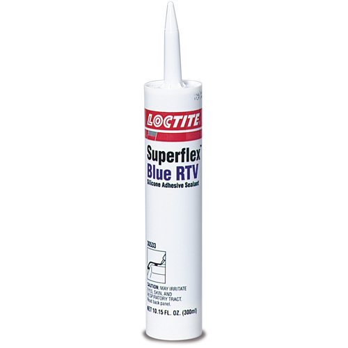 Superflex RTV Silicone Adhesive Sealant, Cartridge, Blue Pronet Distribution