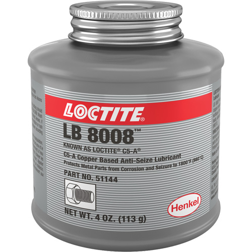 Lubrifiant antigrippant &agrave; base de cuivre, 4 oz, Canette &agrave; dessus brosse, 1800°F (982°C) Temp&eacute;rature max. Pronet Distribution