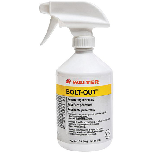 Huile p&eacute;n&eacute;trante Bolt-Out, Bouteille &agrave; g&acirc;chette, 500 ml Pronet Distribution