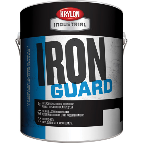 Industrial Iron Guard&reg; Water-Based Enamel, 3.78 L, Gallon, Red Pronet Distribution