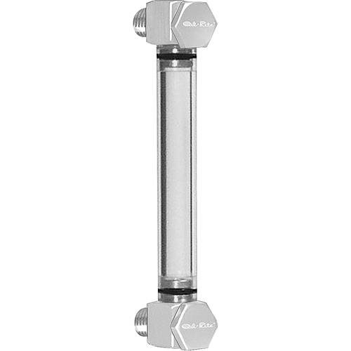 Round Nylon Liquid Level Gauge, Threaded, 7" L, 205°F (96.11° C) Pronet Distribution