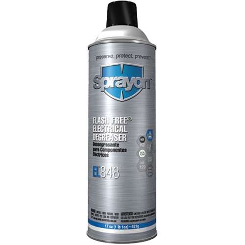 EL848 Flash Free&reg; Electrical Degreaser, Aerosol Can Pronet Distribution