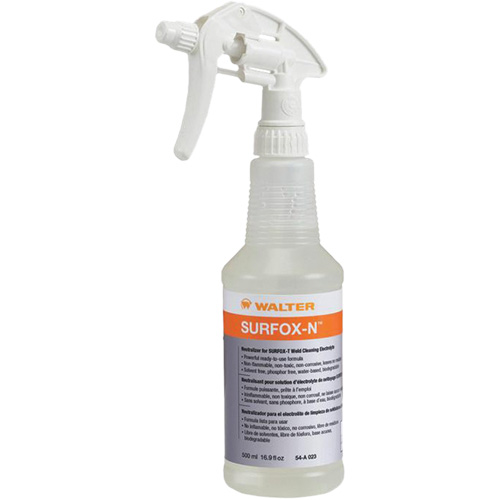 Nettoyant pour soudures SURFOX-N, Bouteille &agrave; g&acirc;chette Pronet Distribution