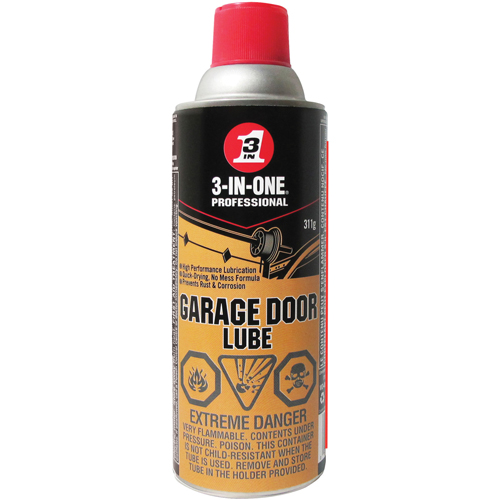 Lubrifiant 3-IN-1 pour porte de garage, Canette a&eacute;rosol Pronet Distribution