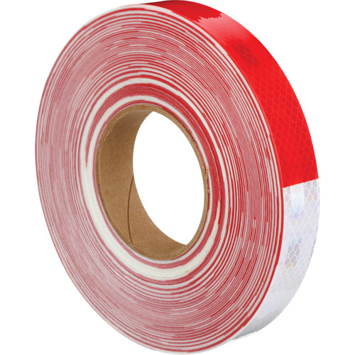 Ruban de masquage Diamond Grade de 3M, 1" la x 150' lo, Rouge & blanc Pronet Distribution
