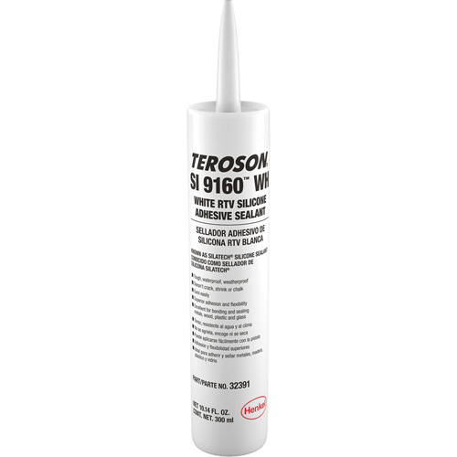 Teroson&reg; SI 9160 Silicone Sealant, Cartridge, White Pronet Distribution