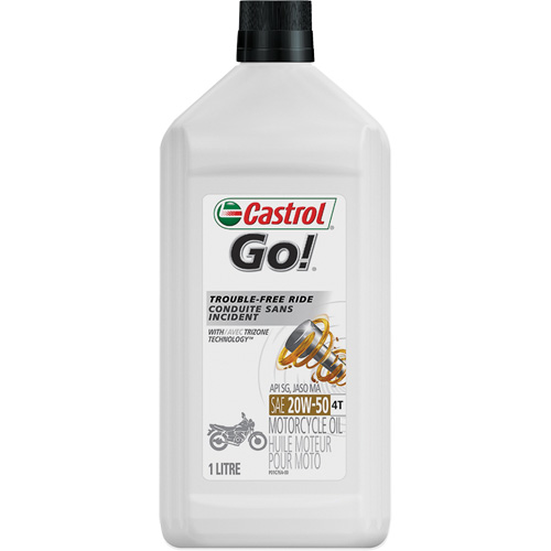 Huile pour motocyclette Grand Prix 4T 20W50, 1 L, Bouteille Pronet Distribution