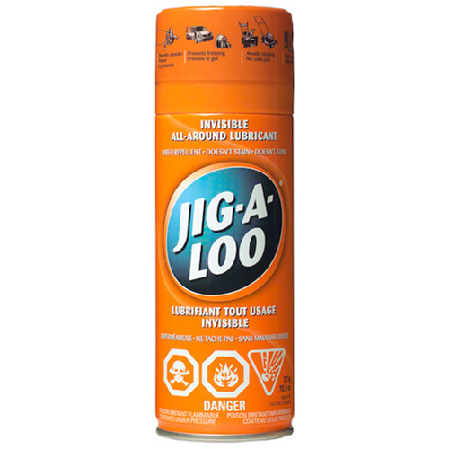 Lubrifiant &agrave; vaporiser Jig-A-Loo, Canette a&eacute;rosol Pronet Distribution
