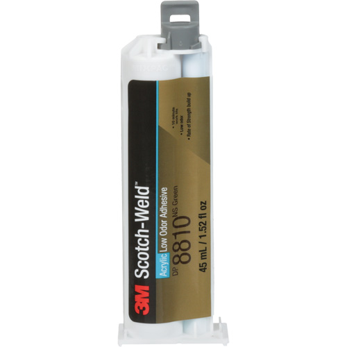 Adh&eacute;sif &agrave; faible odeur Scotch-Weld, Deux composants, Cartouche double, 45 ml, Vert Pronet Distribution