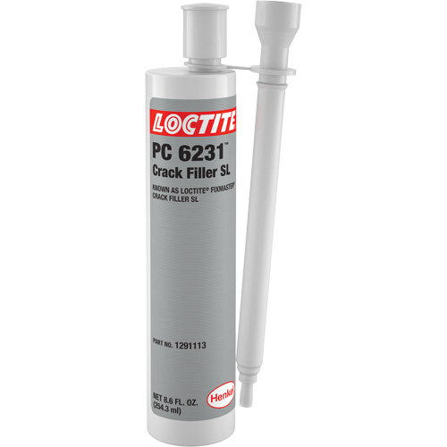 Loctite&reg; Fixmaster&reg; Crack Filler SL, 8.6 fl. oz., Dual Cartridge, Grey Pronet Distribution