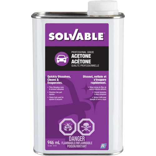 Ac&eacute;tone liquide, 946 ml Pronet Distribution