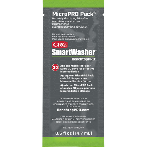 Agent nettoyant antimicrobien MicroPro Pack, 0,5 oz, Pochette Pronet Distribution