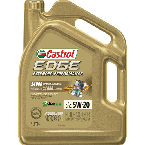 Huile pour moteur performance prolong&eacute;e 5W-20 Edge, 5 L, Cruche Pronet Distribution