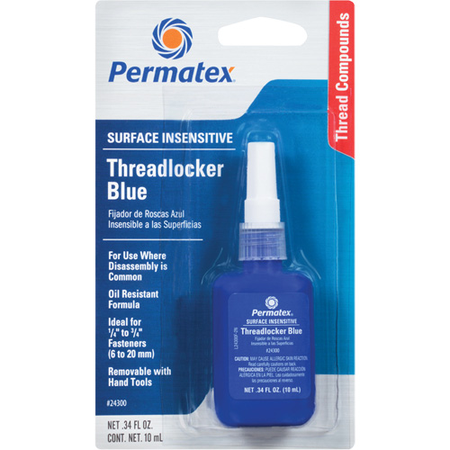 Surface Insensitive Threadlocker, Blue, High, 10 ml, Bottle Pronet Distribution