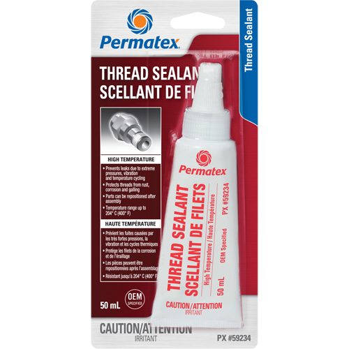 High Temperature Thread Sealant, Bottle, 50 ml, -54° C - 204° C/-65° F - 400° F Pronet Distribution