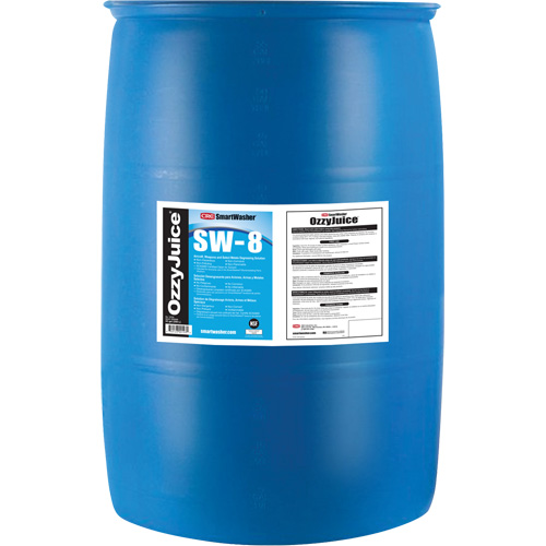 Produit d&eacute;graissant SmartWasher OzzyJuice SW-8 pour a&eacute;ronefs, armes et une s&eacute;lectin de m&eacute;taux, Baril Pronet Distribution