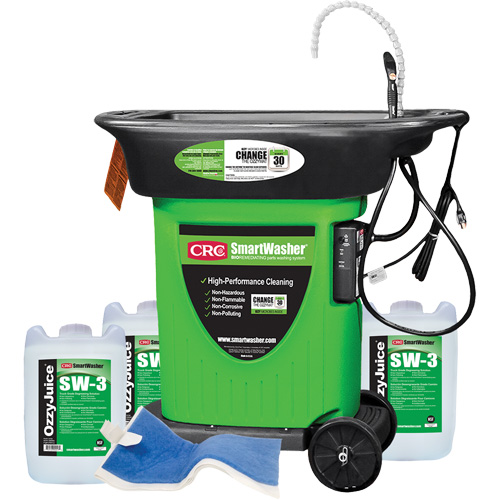 Trousse de bassin de nettoyage de pi&egrave;ces mobile SmartWasher SW-323 Pronet Distribution