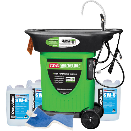 Trousse de bassin de nettoyage de pi&egrave;ces mobile SmartWasher SW-823 Pronet Distribution