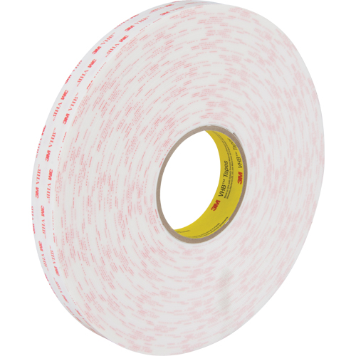VHB Tape 4950, 33 m (108') L x 25.4 mm (1") W, 45 mils, Acrylic Pronet Distribution