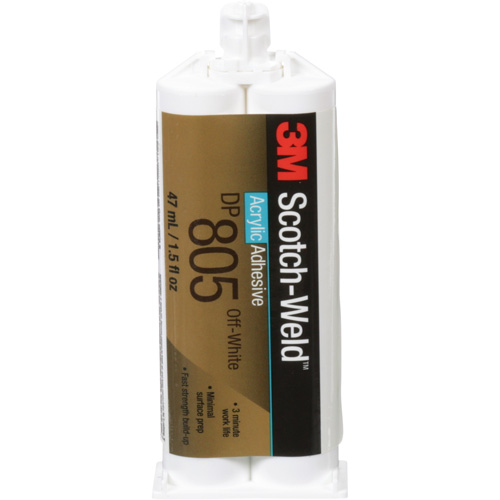 Scotch-Weld Acrylic Adhesive, Two-Part, Dual Cartridge, 1.6 fl. oz., Off-White Pronet Distribution