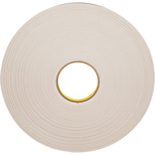 Double-Coated Foam Tape, 66 m (216') L x 12.7 mm (1/2") W, 31 mils, Polyethylene Pronet Distribution