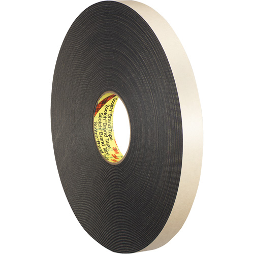 Ruban double face en mousse, 33 m (108') lo x 12,7 mm (1/2") la, 62 mils, Poly&eacute;thyl&egrave;ne Pronet Distribution