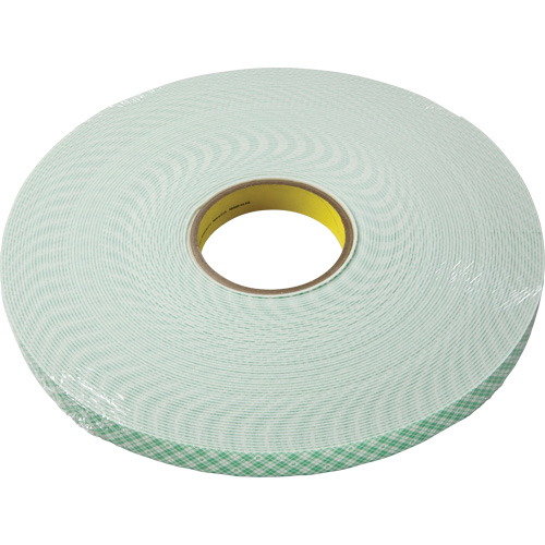 Ruban double face en mousse, 33 m (108') lo x 18 mm (3/4") la, 62,5 mils, Ur&eacute;thane Pronet Distribution