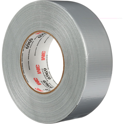 6969 Extra Heavy-Duty Duct Tape, 10.7 mils, Silver, 48 mm (2") x 55 m (180') Pronet Distribution