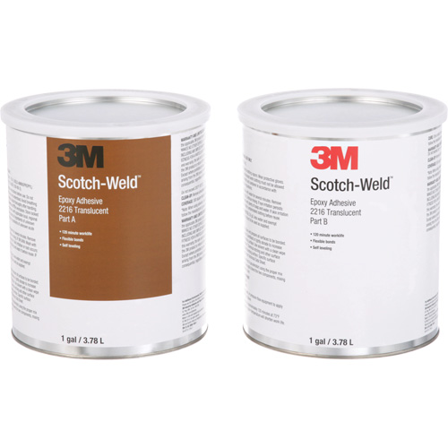 Adh&eacute;sif Scotch-Weld, 1 gal., Seau, Deux composants, Translucide Pronet Distribution