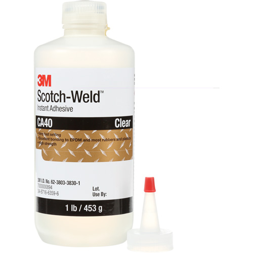 Scotch-Weld Instant Adhesive CA5, Clear, Bottle, 1 lbs. Pronet Distribution