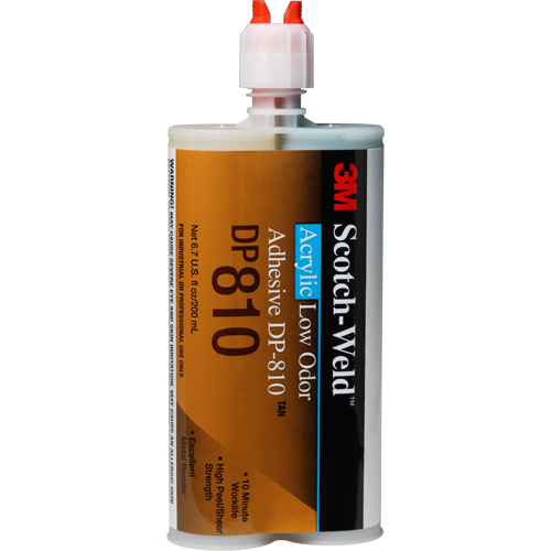Adh&eacute;sif acrylique &agrave; faible odeur Scotch-Weld, Deux composants, Cartouche, 200 ml, Blanc cass&eacute; Pronet Distribution