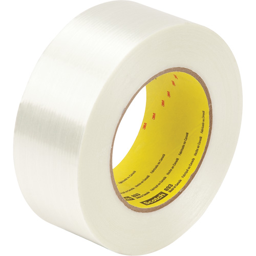 Ruban renforc&eacute; de filaments Scotch, &eacute;paisseur 6 mils, 12 mm (1/2") x 33 m (108')  Pronet Distribution
