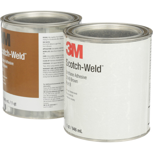 Scotch-Weld Urethane Adhesive 3549, 64 fl. oz., Can, Brown Pronet Distribution