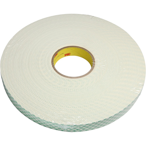 Ruban en mousse, 33 m (108') lo x 25,4 mm (1") la, 1,5 mil, Ur&eacute;thane Pronet Distribution