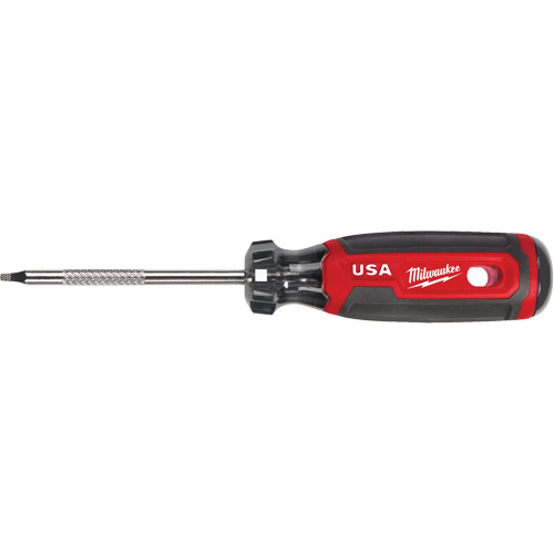 Square Screwdriver, #1 Tip, Round, 170 mm L, Cushion Grip Handle Pronet Distribution