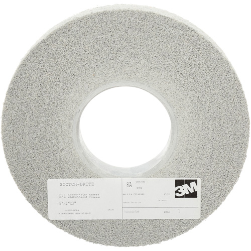 Meules d'&eacute;barbage EXL Scotch-Brite, 8" x 1", Arbre de 3", Oxyde d'aluminium Pronet Distribution