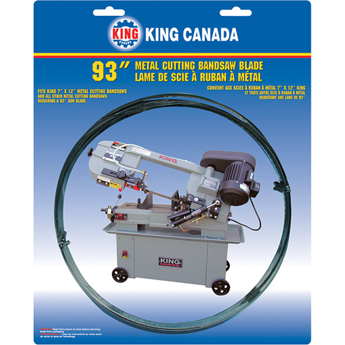 Lame de scie &agrave; ruban pour usage g&eacute;n&eacute;ral, Bim&eacute;tal, 93" lo x 3/4" la x &eacute;paisseur 0,032", 10-14 dents par pouce Pronet Distribution