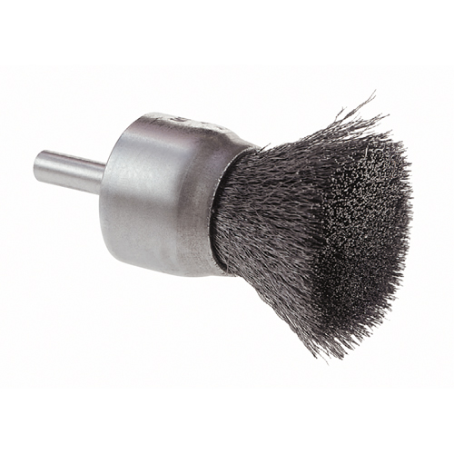 Brosse mont&eacute;e &agrave; fils ondul&eacute;s, 1", Fils 0.006 Pronet Distribution