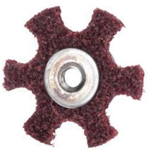 Abrasotex Surface Preparation Star, 4" Dia., Medium Grit, Aluminum Oxide Pronet Distribution