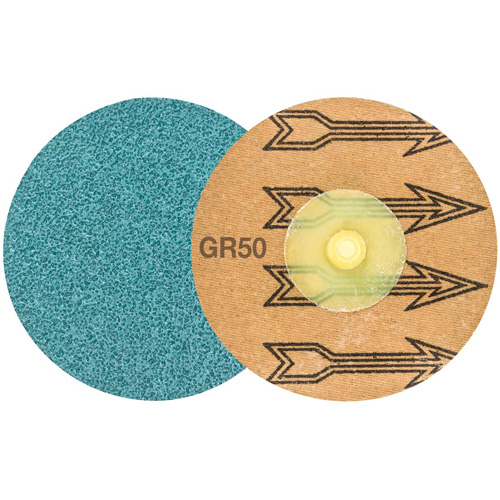 Disque de ponçage TWIST TOPCUT, 3" dia., Grain 50, Zirconium Pronet Distribution