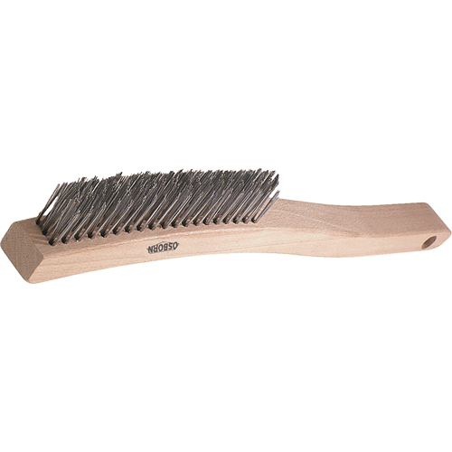 V-Trim Long Handle Scratch Brushes, Steel, 3 x 19 Wire Rows, 13-3/4" Long Pronet Distribution
